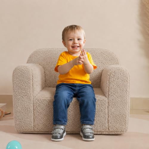 Kids Snuggly Soft Sherpa Chair