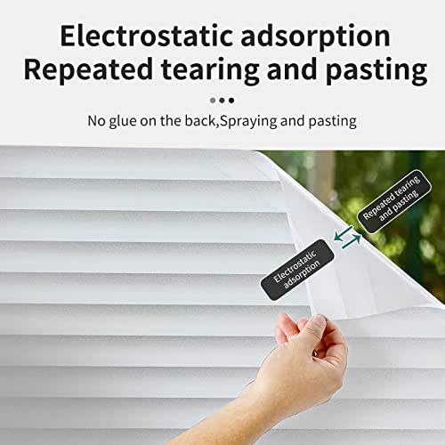 Window Privacy Film Blinds with Tools (14.35 Sq Ft)