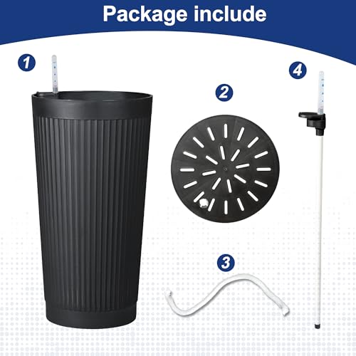 Self Watering Tall Planters Set of 2 (2 Count)