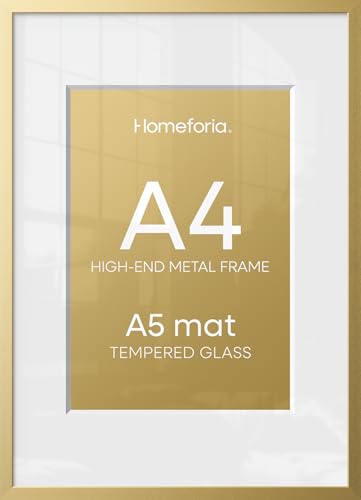 A4 Gold Picture Frame