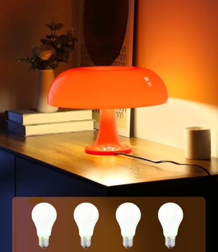 Orange Mushroom Lamp