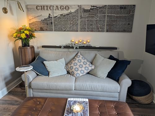 60 Inch Wooden Floating Shelves for Wall