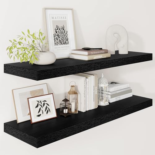 12 Inch Deep Floating Shelves 36” Set of 2 (2 Count)