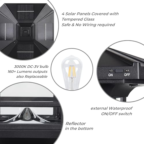 Solar Post Light Outdoor