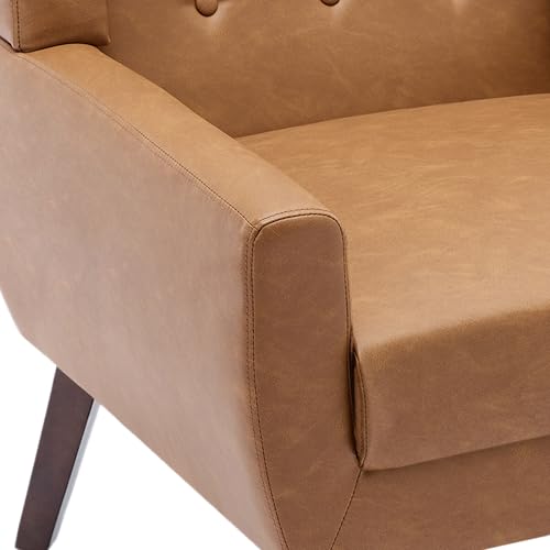 PU Leather Accent Chair
