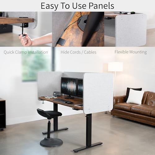 Gray Clamp on 24 x 24 in Privacy Panel