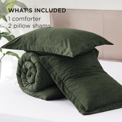 Olive Green Queen Comforter Set