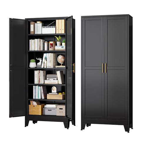 Black Metal Storage Cabinet