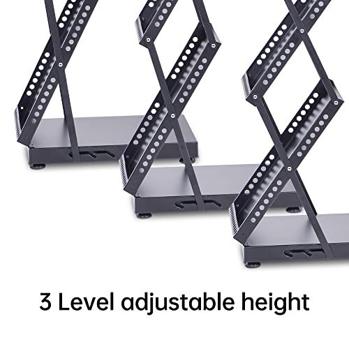 brochure display stand&Foldable Magazine Rack with 5 Pockets for Exhibition and Trade Show