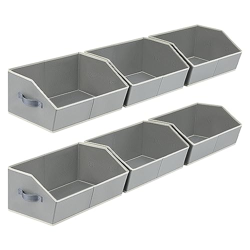Large Storage Bins Baskets (6 Count)