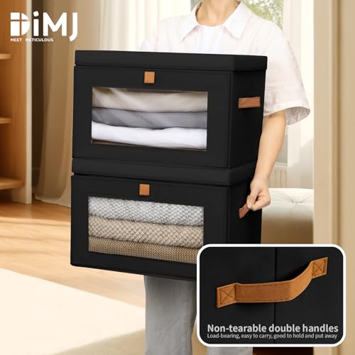 Storage Bins with Lids (4 Count)