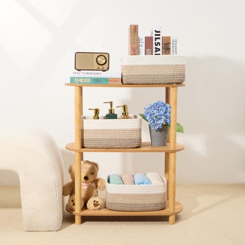 Small Storage Baskets for Organizing (4 Count)