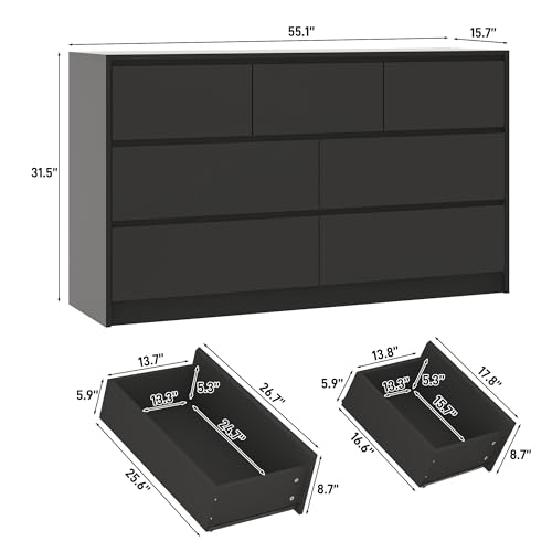 Black Malm Dresser for Bedroom
