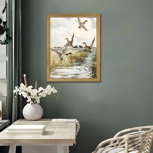 Framed Vintage Duck Wall Art Print
