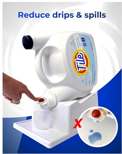 Liquid Laundry Detergent Holder Stand with Drip Tray