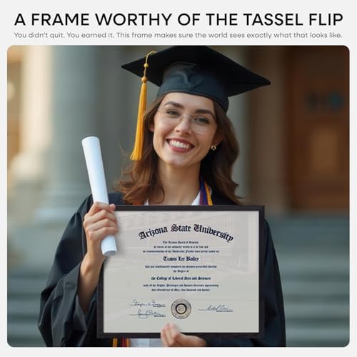 11x14 White Oak Diploma Frame