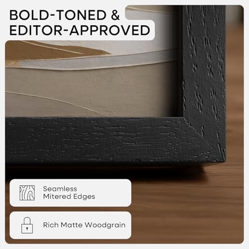 24x24 Black Oak Picture Frame