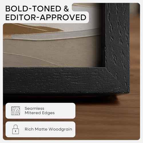 9x11 Black Oak Picture Frame (2 Count)
