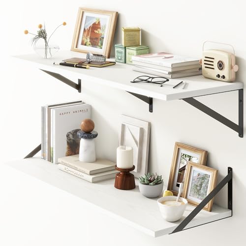 36"W x 12"D Floating Shelves (2 Count)