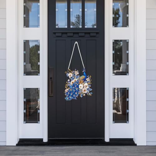 DIY Peacock Diamond Painting Hanging Ornament