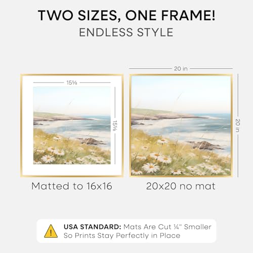 20x20 Gold Picture Frame