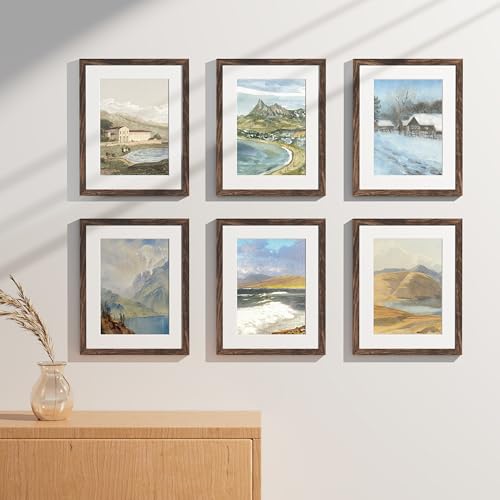 11x14 Picture Frames Set of 9 for Wall Mounting (9 Count)