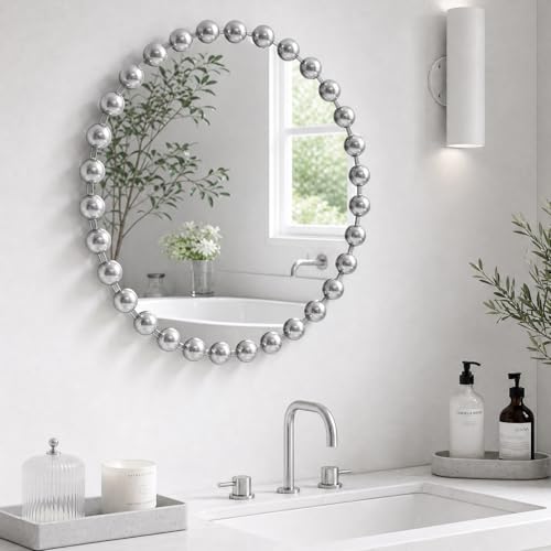 Round Mirror Metal Frame Circle Mirror 36 inch
