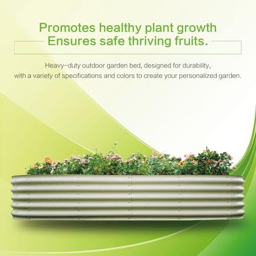Gardmax Galvanized Raised Garden Bed