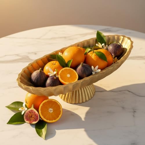 14.5" Large Decorative Long Bowl decor