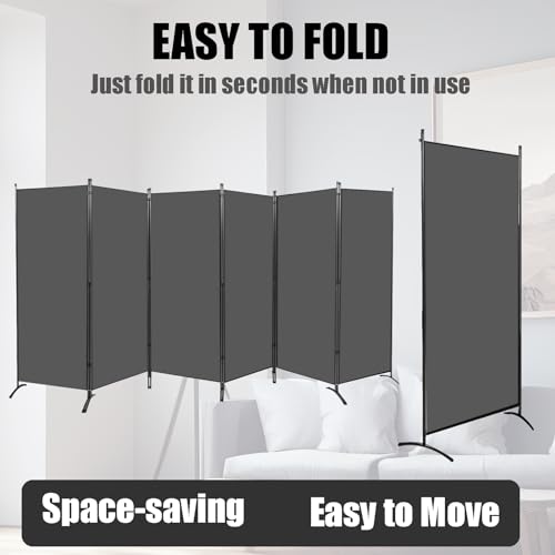 Room Divider Folding Privacy Screens (6 Count)