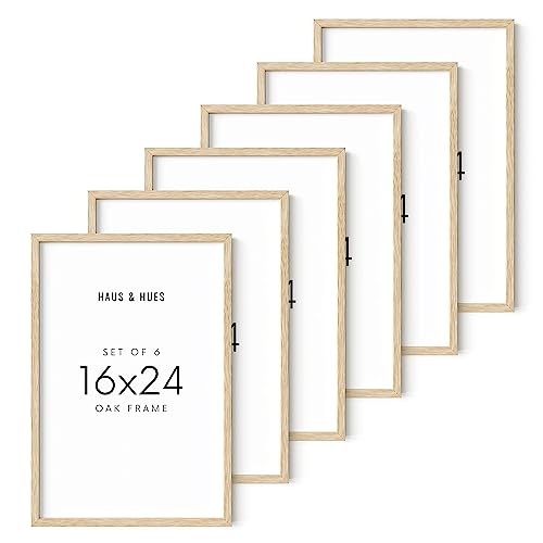 Beige Oak Wood 16x24 Picture Frame (6 Count)