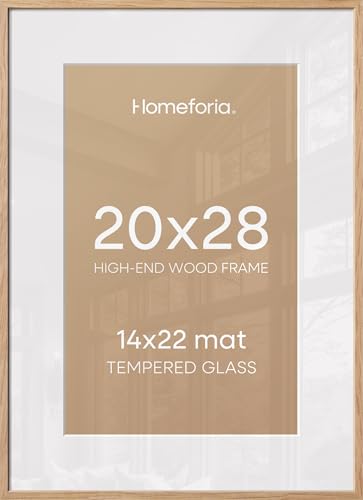 20x28 Natural Oak Picture Frame