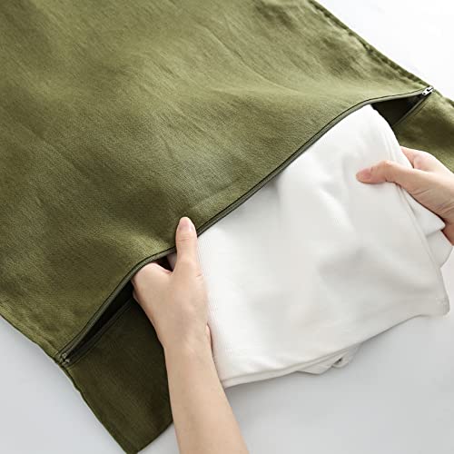Linen Hanging Laundry Bag