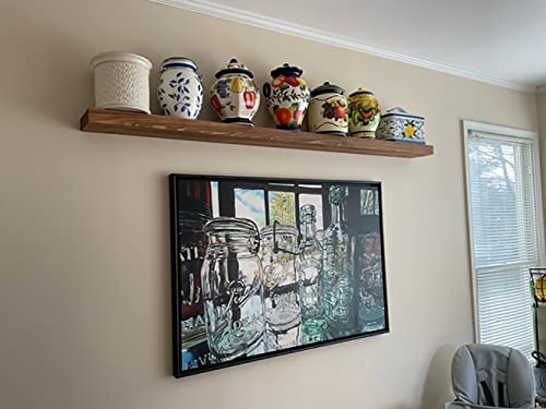 48 Inch Wooden Floating Shelves for Wall