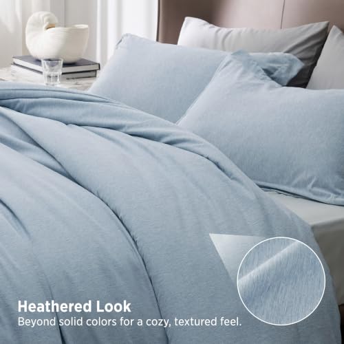 Light Blue Queen Comforter Set