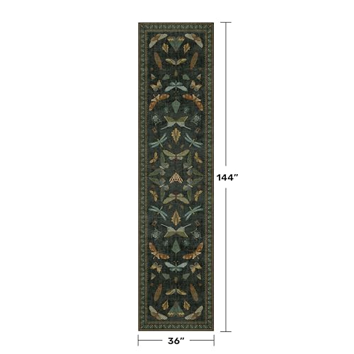 3x12 Long Hallway Runner Rug Non Slip (36 Sq Ft)