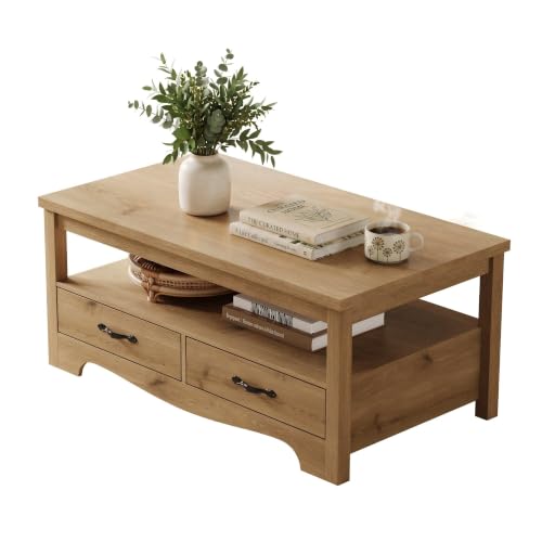 Farmhouse Coffee Table with Storage