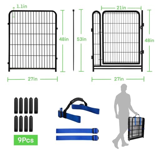 Dog Fence Outdoor for Yard (72 Sq Ft)