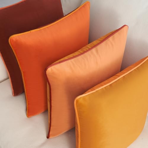 Decorative Throw Pillow Covers Cushion Cases (4 Count)