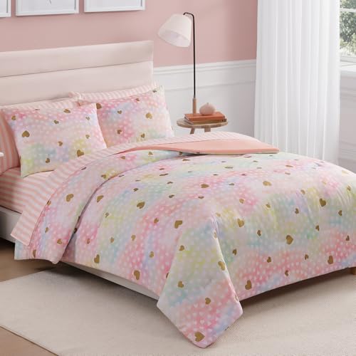 Queen Comforter Set with Sheets for Girls