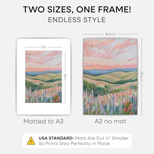 A2 Silver Picture Frame (2 Count)