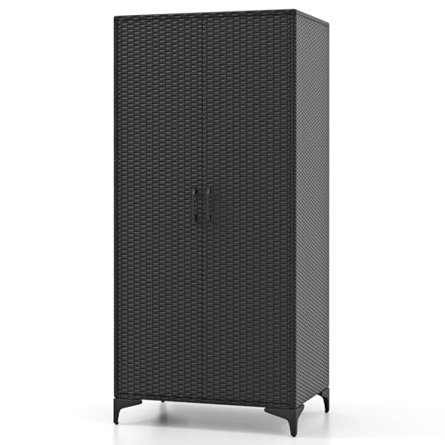 Wicker Storage Cabinet