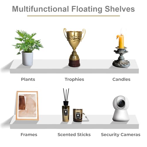 Floating Shelves for Wall Storage (3 Count)