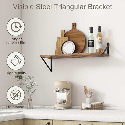 27.5" W x10 D Floating Shelves (2 Count)