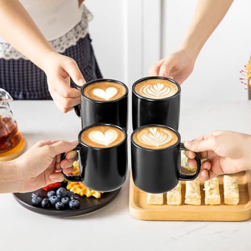 Stoneware Coffee Mugs Set (6 Count)