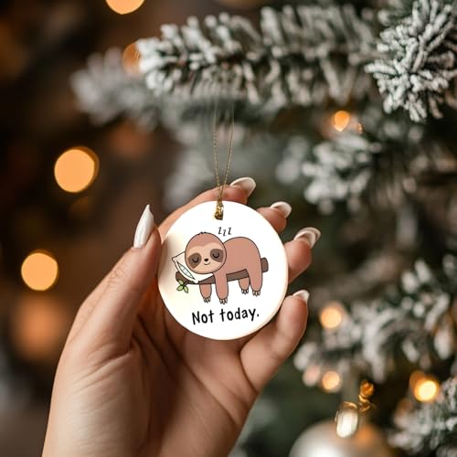 Sloth Ornaments for Christmas Tree