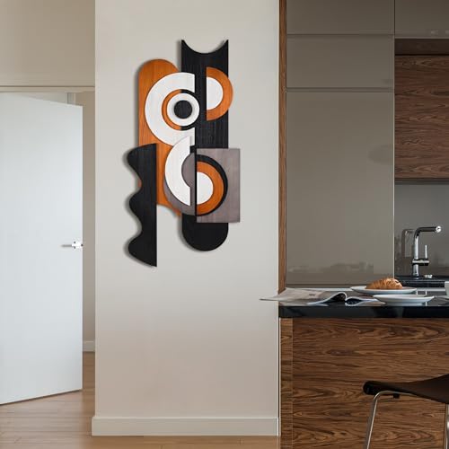 Honeyed Dusk I & II Hand Made & Hand Finished Dimensional Solid Wood Abstracts