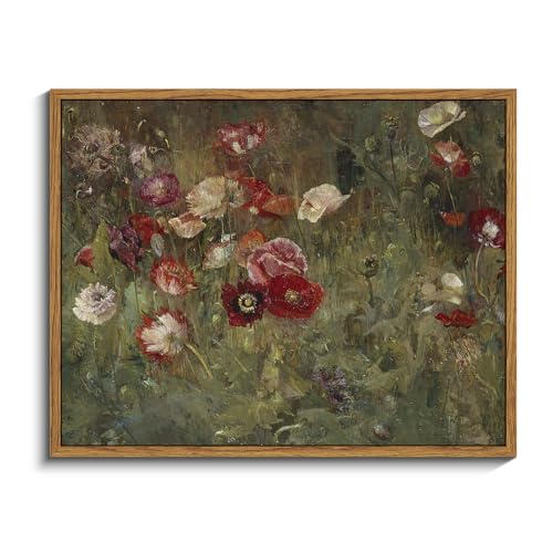 Framed Canvas Wall Art Vintage Decor
