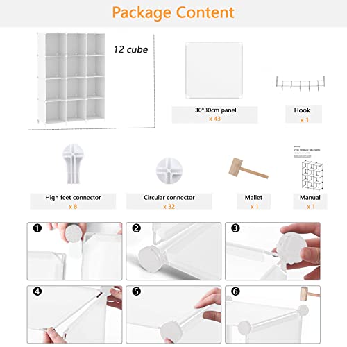 12 Cube Storage Organizer