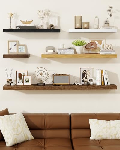 16" Floating Shelves for Wall (2 Count)